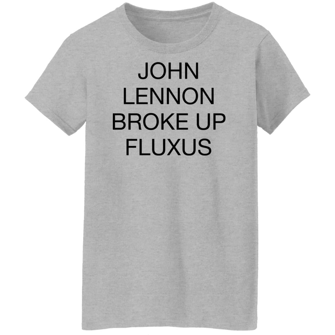 John Lennon Broke Up Fluxus Shirt