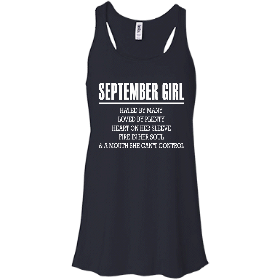 September Girl - Hated By Many, Loved By Plenty Heart On Her Sleeve T-Shirt - TeeDragons