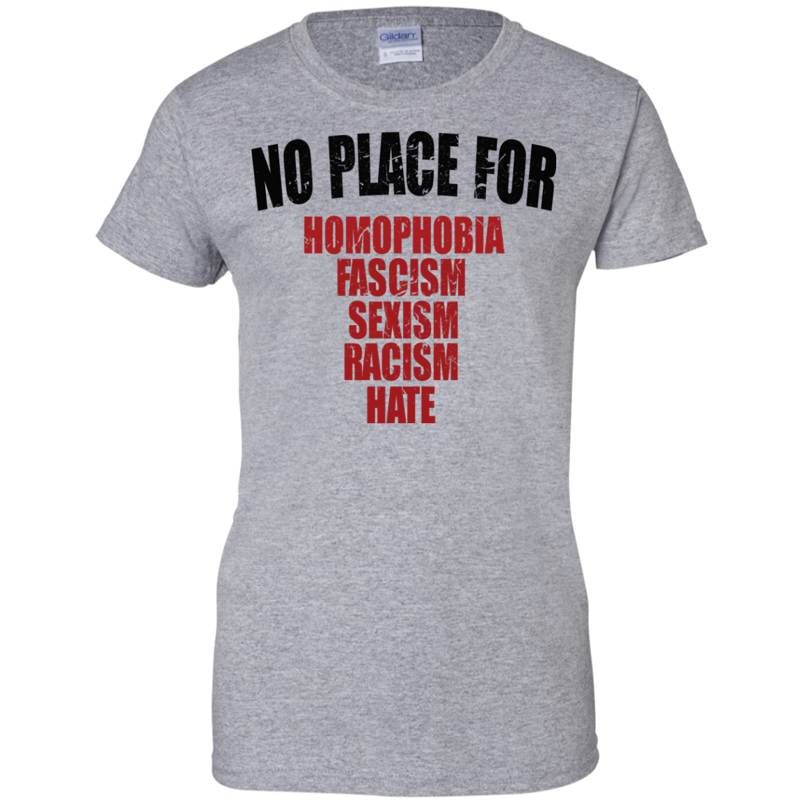 No Place For Homophobia, Fascism, Sexism, Racism, Hate Shirt, Hoodie - TeeDragons