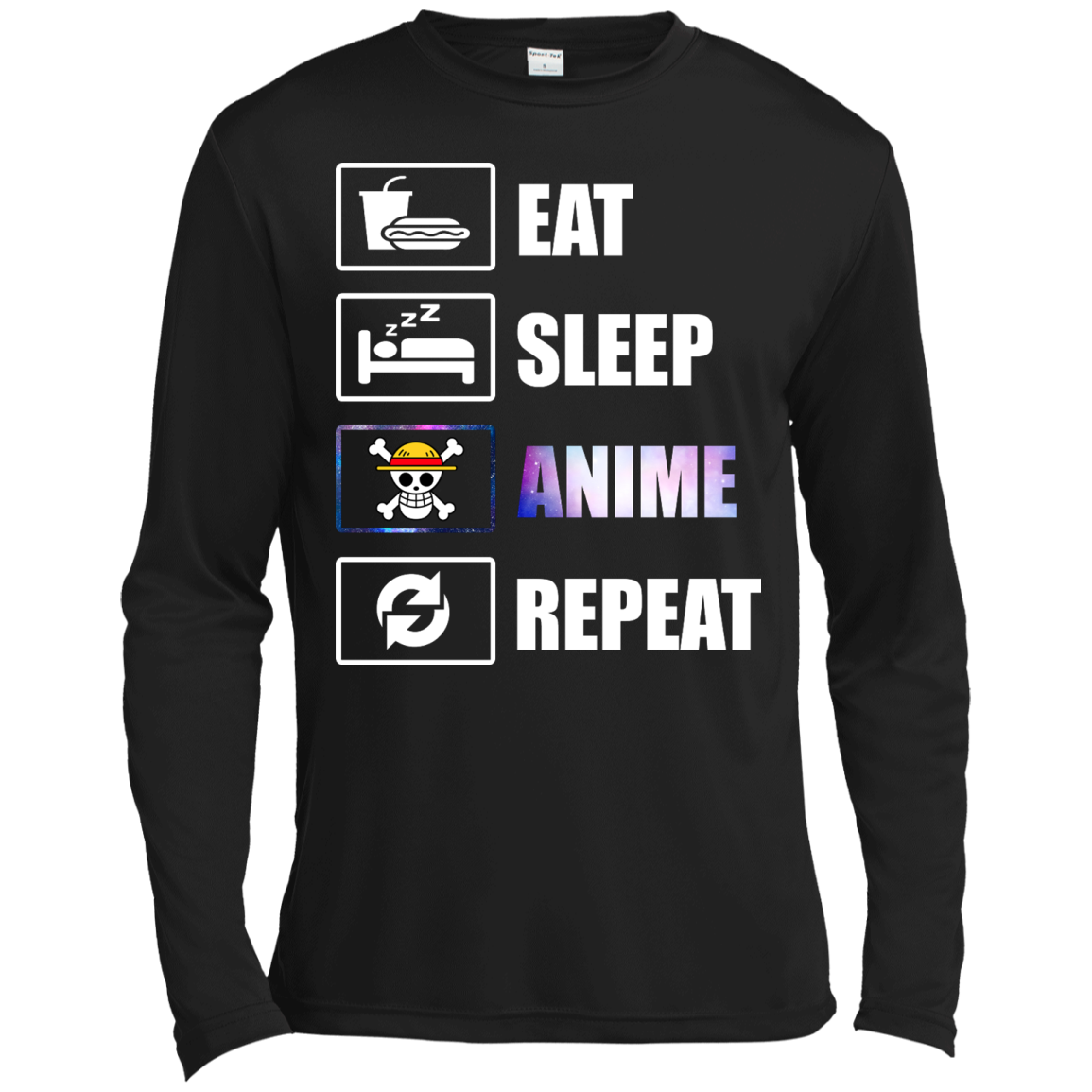 Eat Sleep Anime Repeat Shirt, Hoodie - TeeDragons