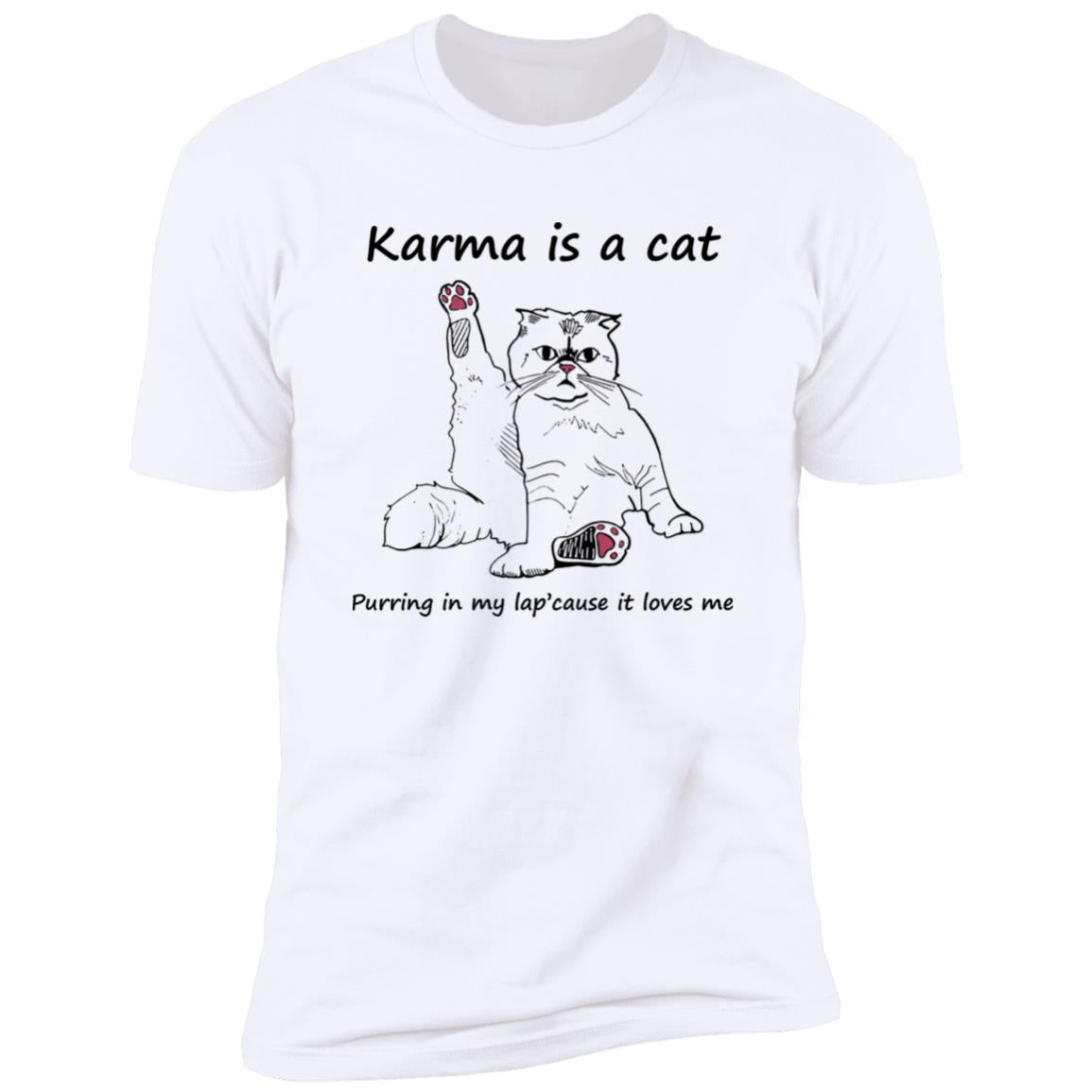 Karma Is A Cat Purring In My Lap Cause It Loves Me Shirt