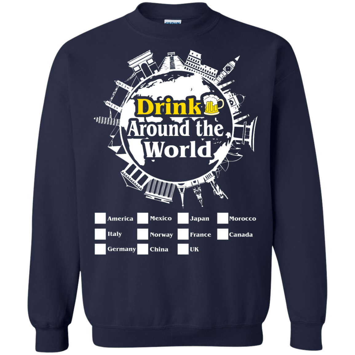 Drink Around The World Shirt, Hoodie, Tank - TeeDragons