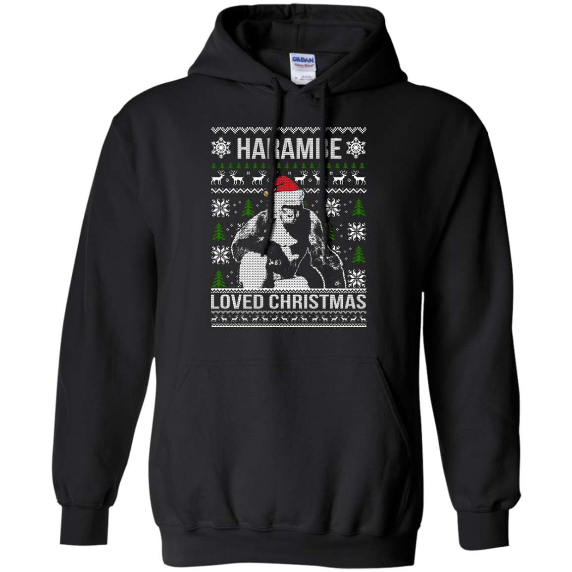 Harambe Loved Christmas Sweater, Shirt, Hoodie - TeeDragons