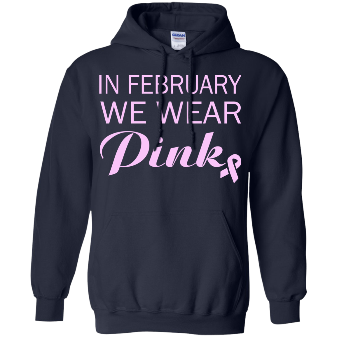 In February We Wear Pink Shirt, Hoodie, Tank - TeeDragons