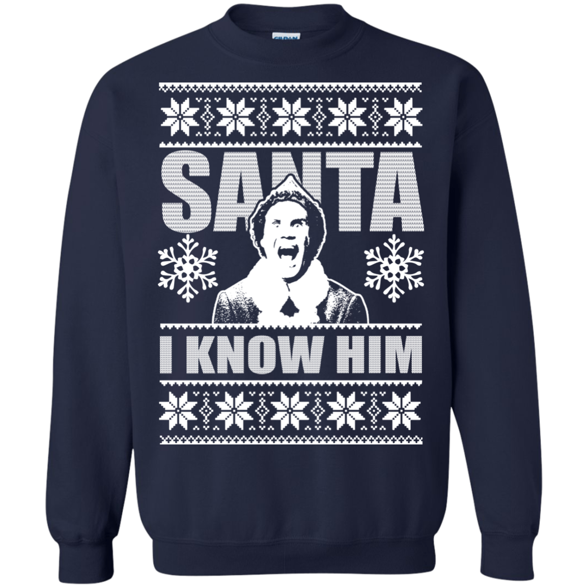 Buddy The Elf - Santa - I Know Him Christmas Sweater - TeeDragons