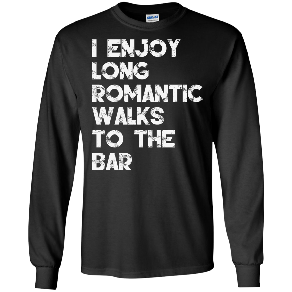 I Enjoy Long Romantic Walks To The Bar Shirt, Hoodie, Tank - TeeDragons