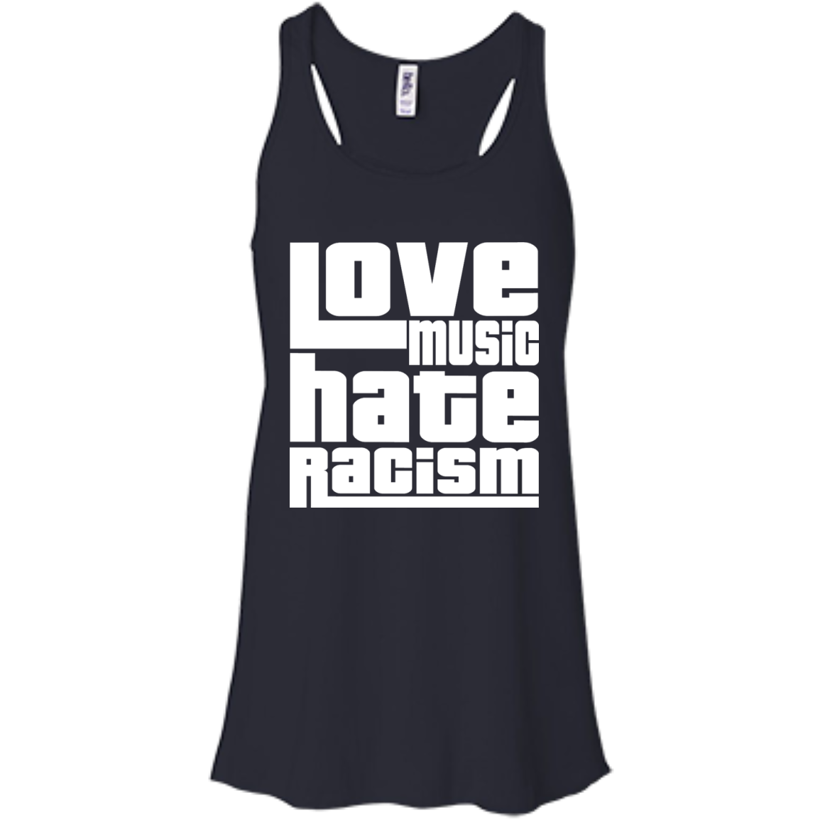 Love Music Hate Racism Shirt, Hoodie, Tank - TeeDragons