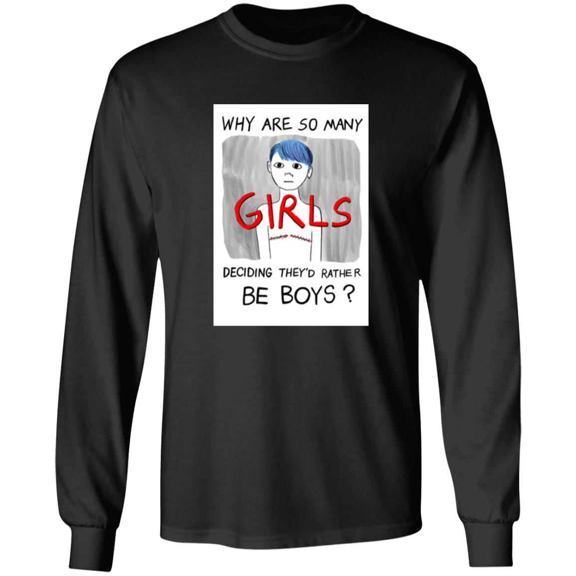 Why Are So Many Girls Deciding They'd Rather Be Boys Shirt