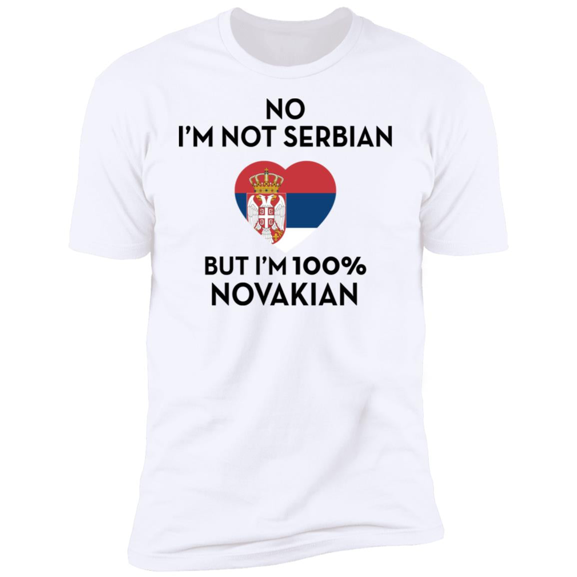 No I'm not Serbian but I'm 100% Novakian shirt