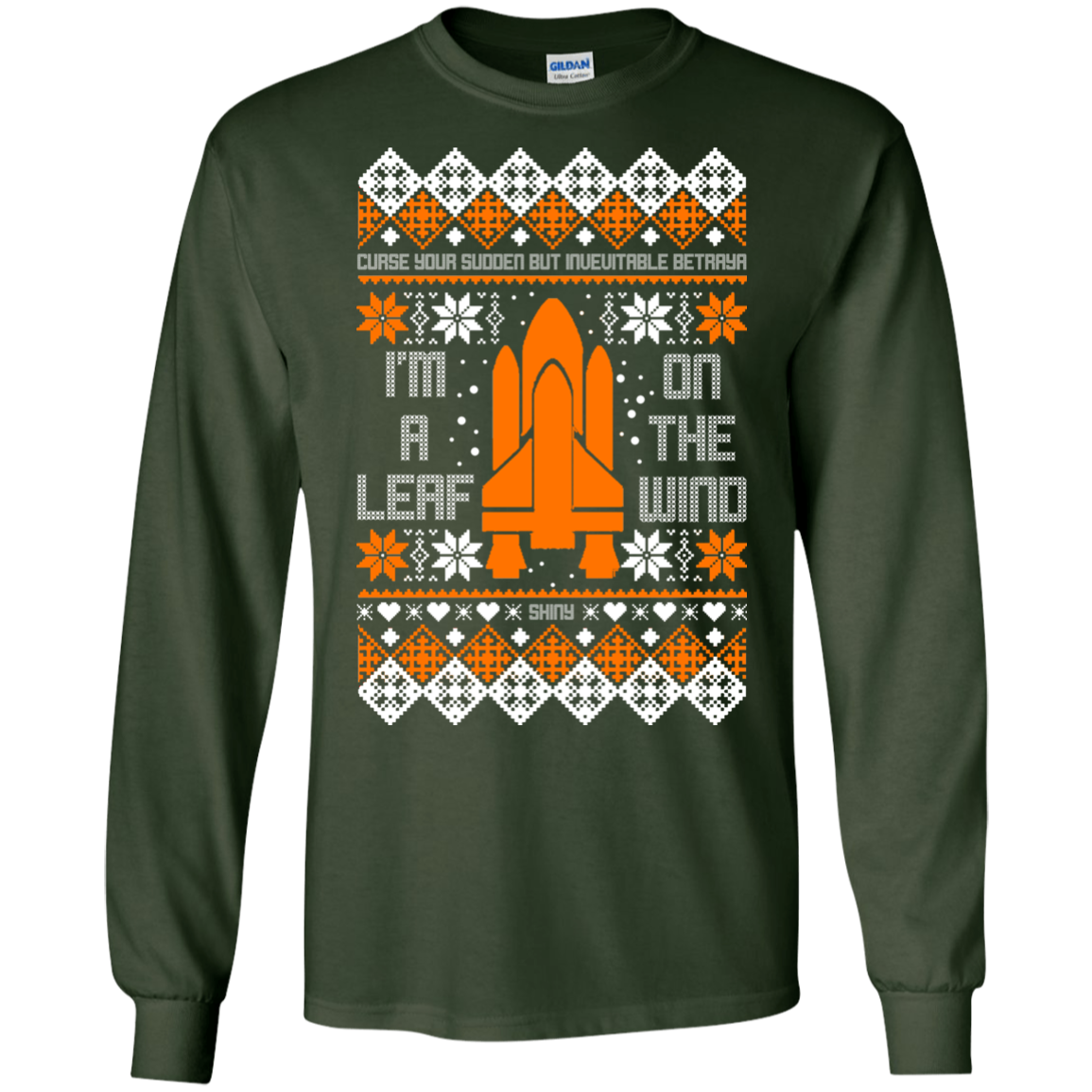 I'm A Leaf On The Wind Christmas Sweater - TeeDragons
