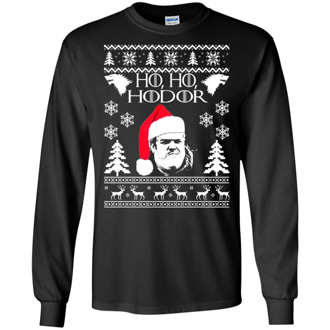Game Of Thrones - Ho Ho Hodor Christmas Sweater - TeeDragons
