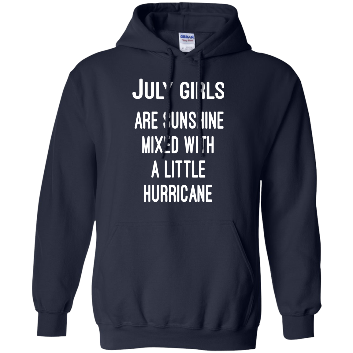 July Girls Are Sunshine Mixed With A Little Hurricane Shirt, Hoodie - TeeDragons
