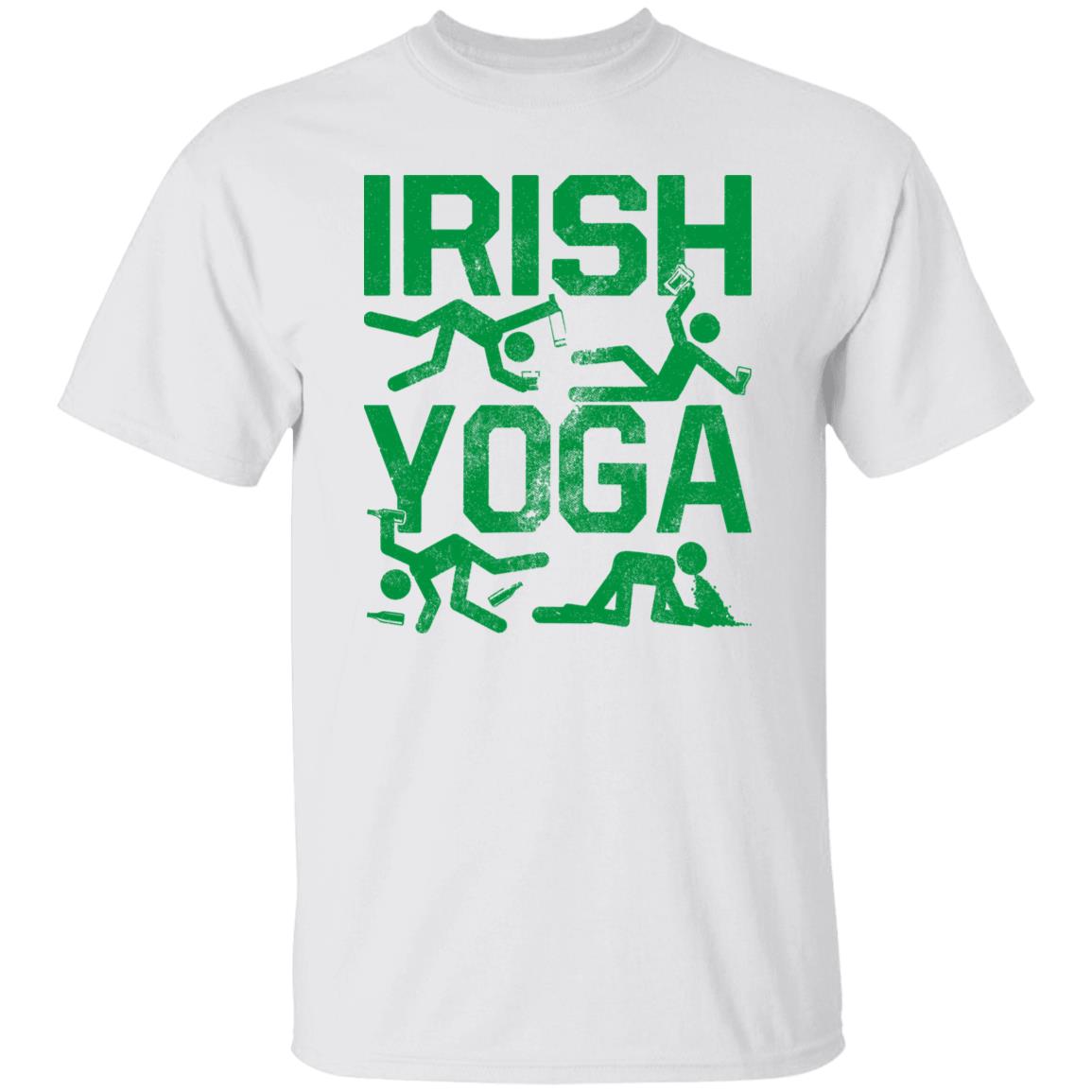 St. Patrick's Day - Irish Yoga Irish Green Adult Long Sleeve T-Shirt