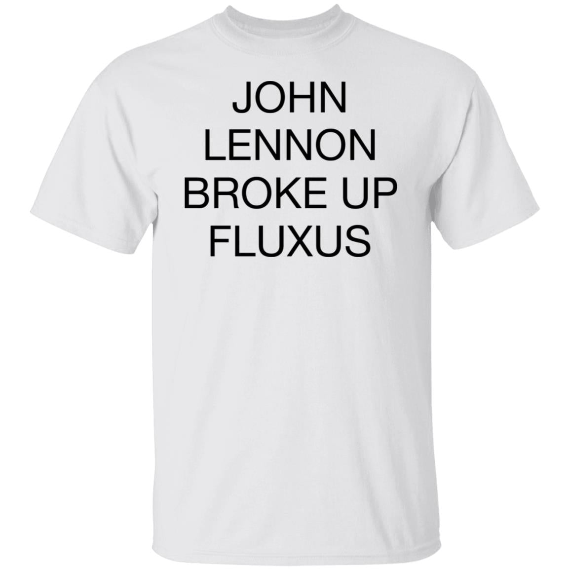 John Lennon Broke Up Fluxus Shirt