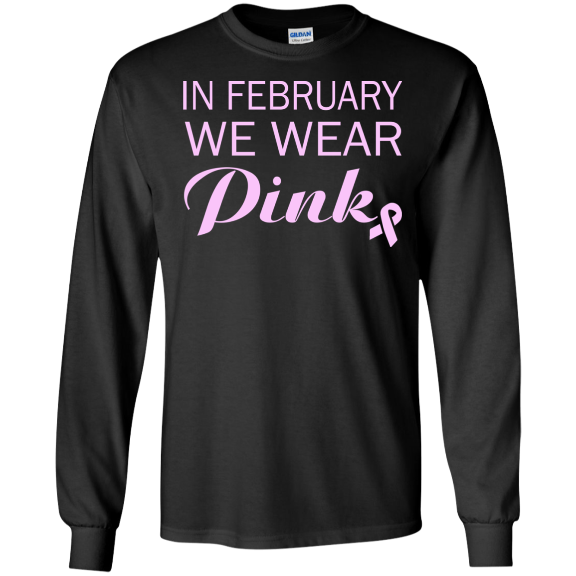In February We Wear Pink Shirt, Hoodie, Tank - TeeDragons