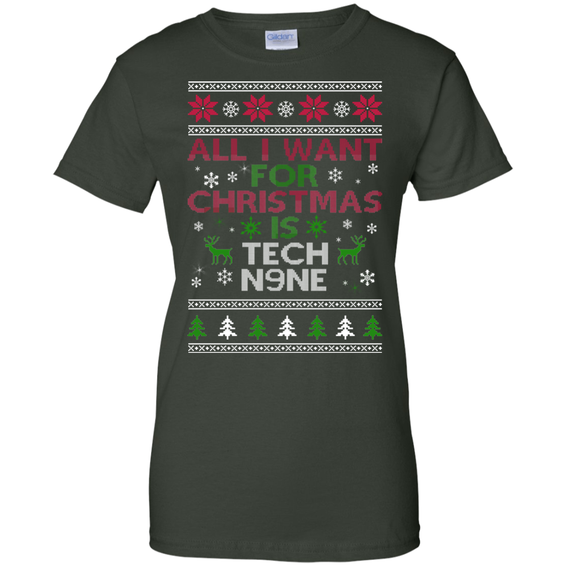 All I Want For Christmas Is Tech N9NE Christmas Sweater - TeeDragons