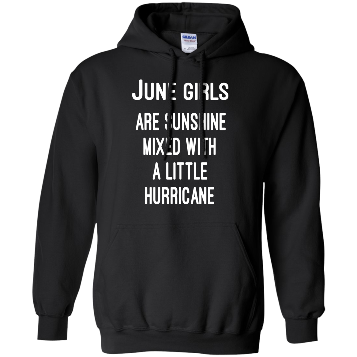 June Girls Are Sunshine Mixed With A Little Hurricane Shirt, Hoodie - TeeDragons