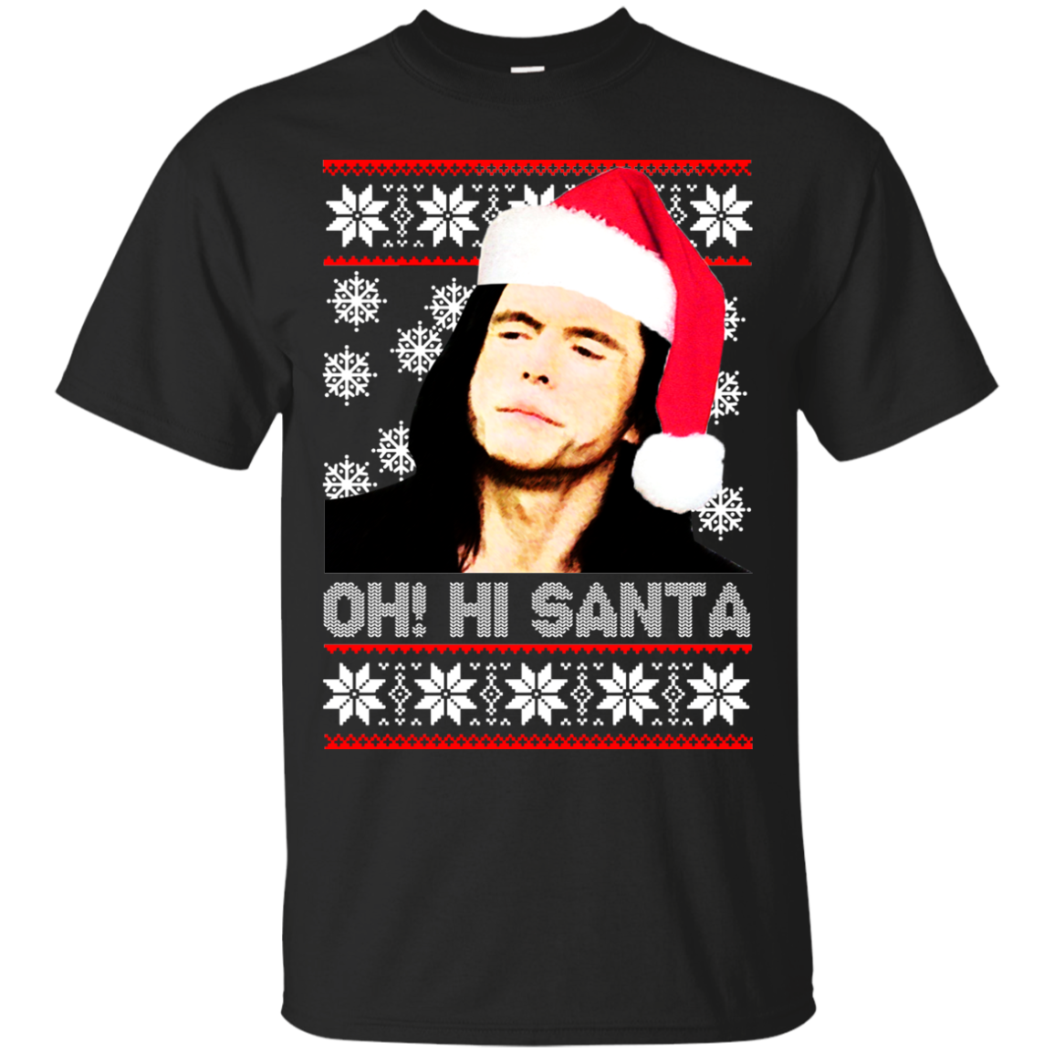 The Room - Oh! Hi Santa Christmas Sweater - TeeDragons