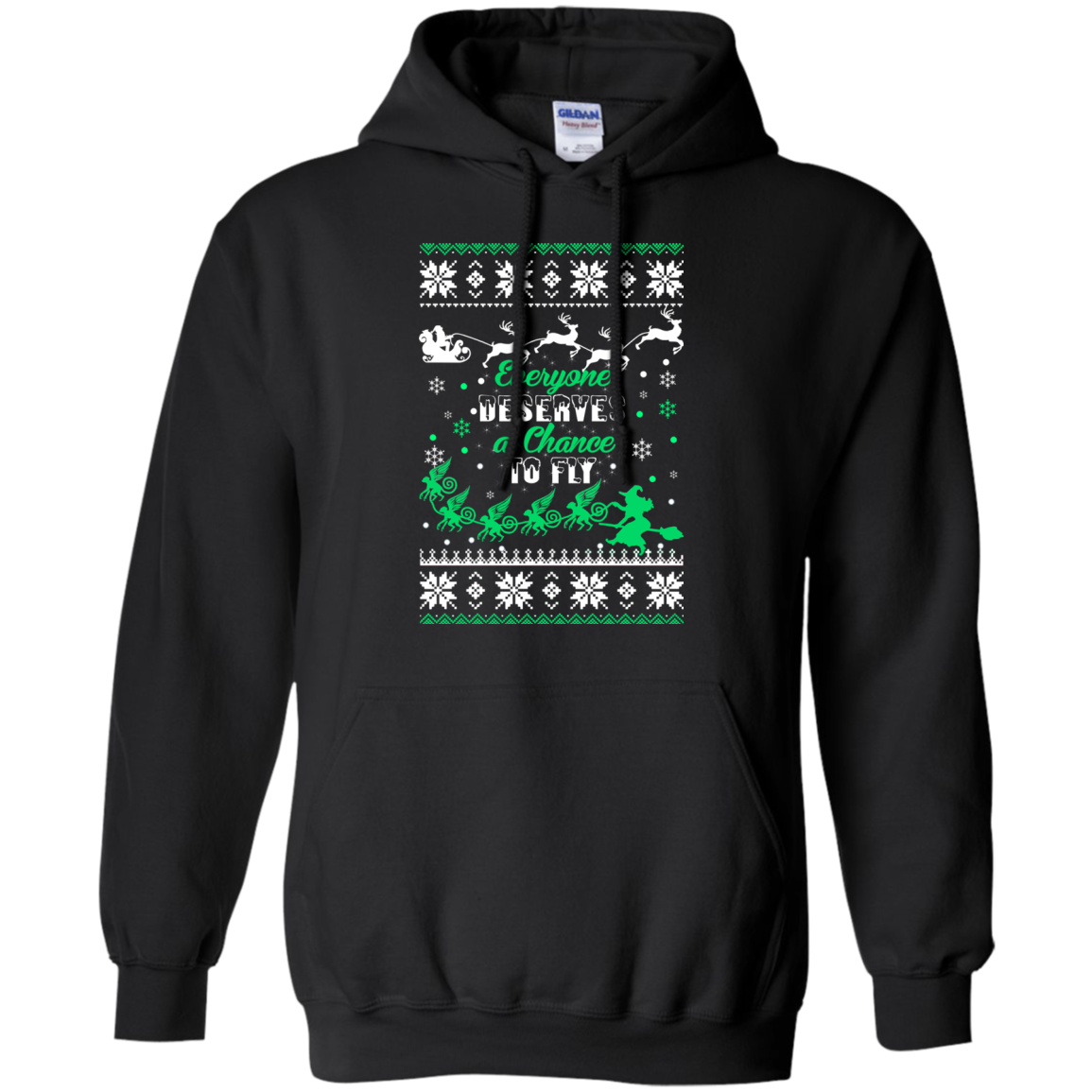 Everyone Deserves A Chance To Fly Christmas Sweater - TeeDragons