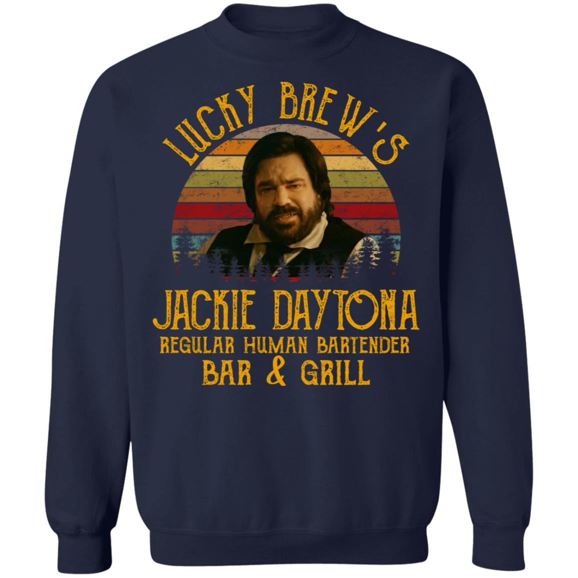 Lucky Brew’s Jackie Daytona Regular Human Bartender Shirt