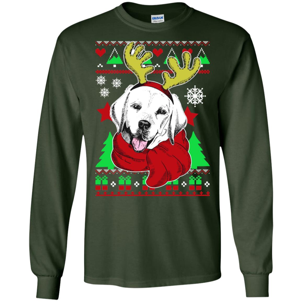 Labrador Ugly Christmas Sweater - TeeDragons
