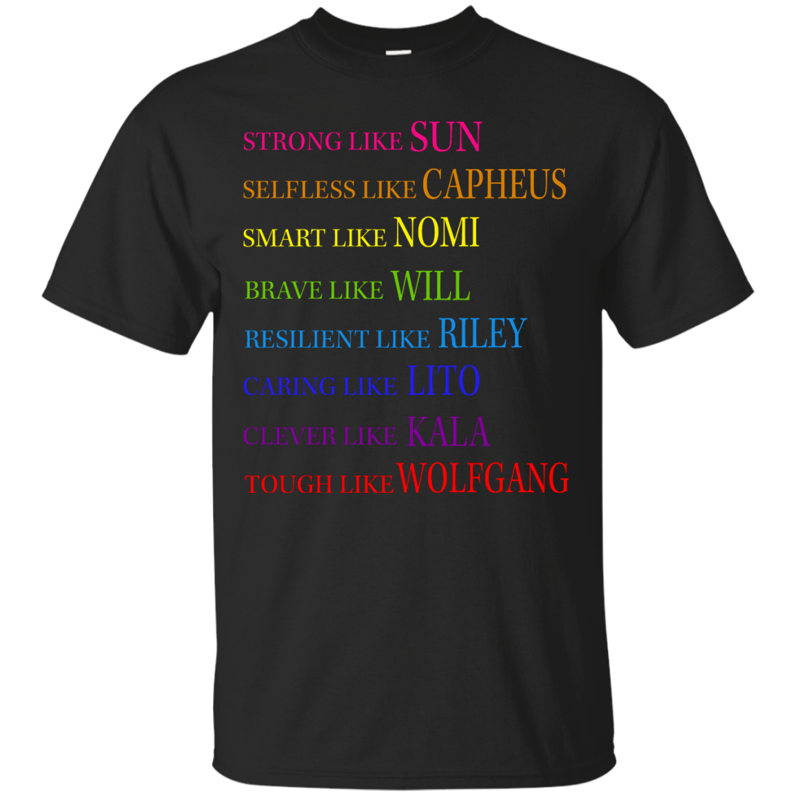 Sun - Capheus - Nomi - Will - Riley - Lito - Kala - Wolfgang Shirt, Hoodie - TeeDragons