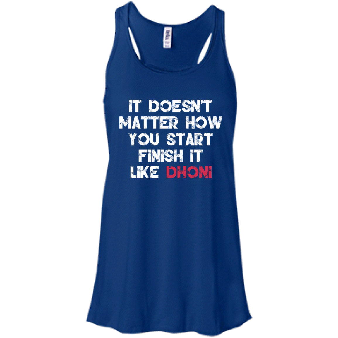 It Doesn't Matter How You Start Finish It Like Dhoni T-shirt - TeeDragons