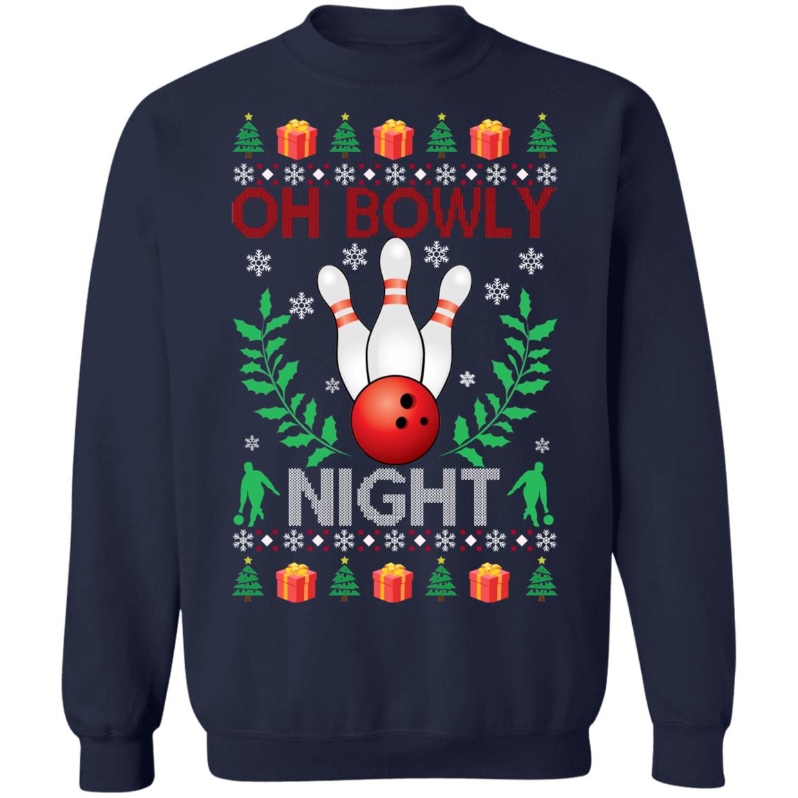 Bowling - Oh Bowly Night Christmas Sweater