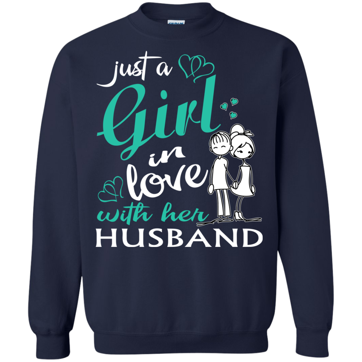 Just A Girl In Love With Her Husband Shirt, Hoodie, Tank - TeeDragons