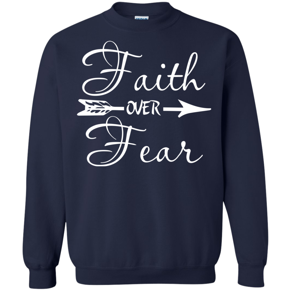 Faith Over Fear Shirt, Hoodie, Tank - TeeDragons