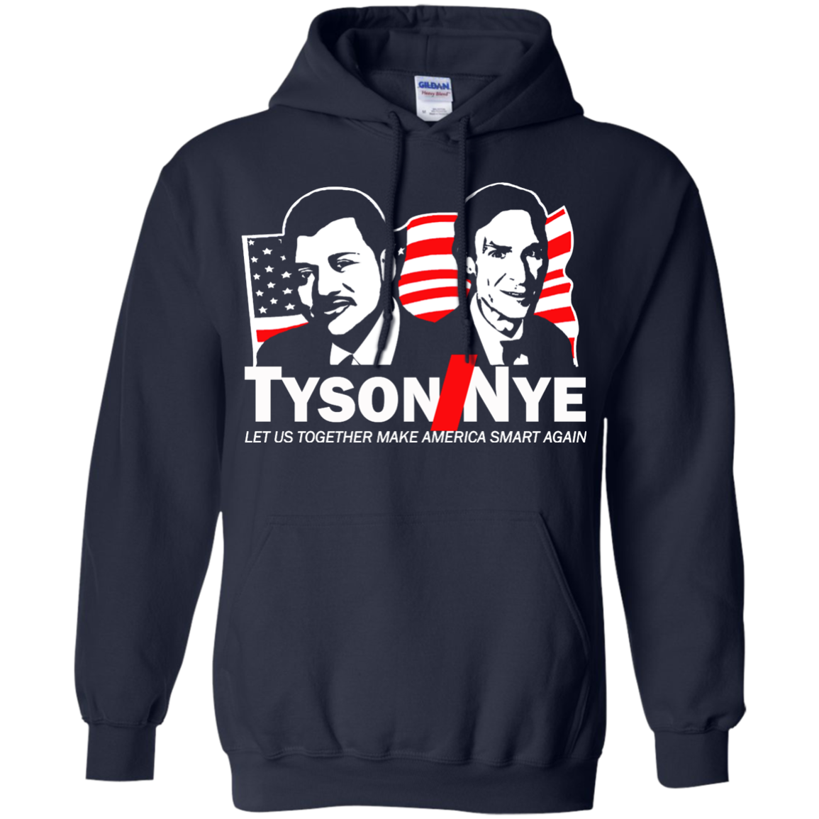 Tyson / Nye - Let Us Together Make America Smart Again Shirt, Hoodie, Tank - TeeDragons