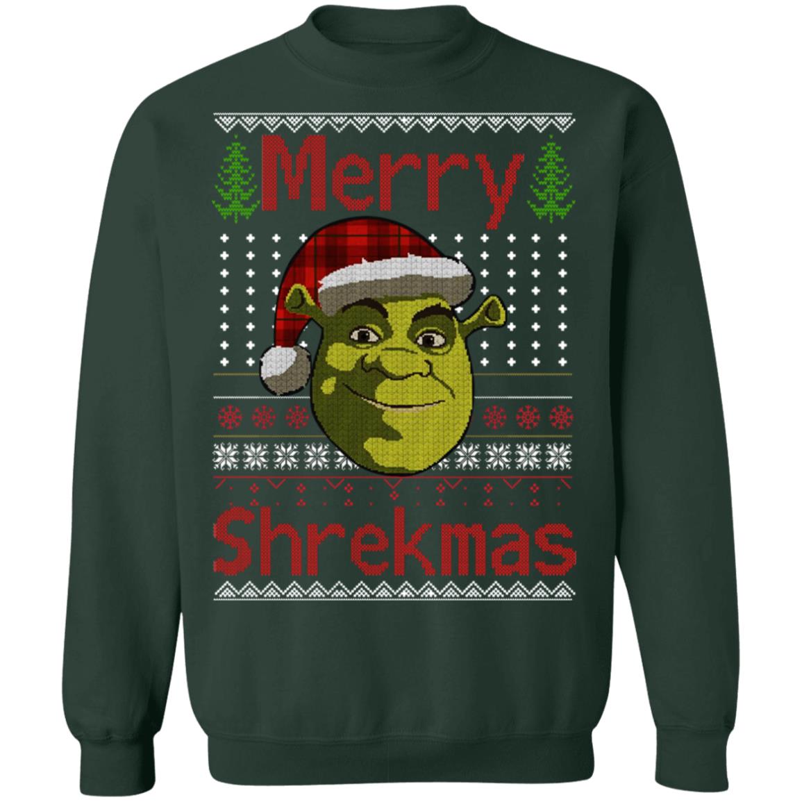 Merry Shrekmas Christmas Sweater