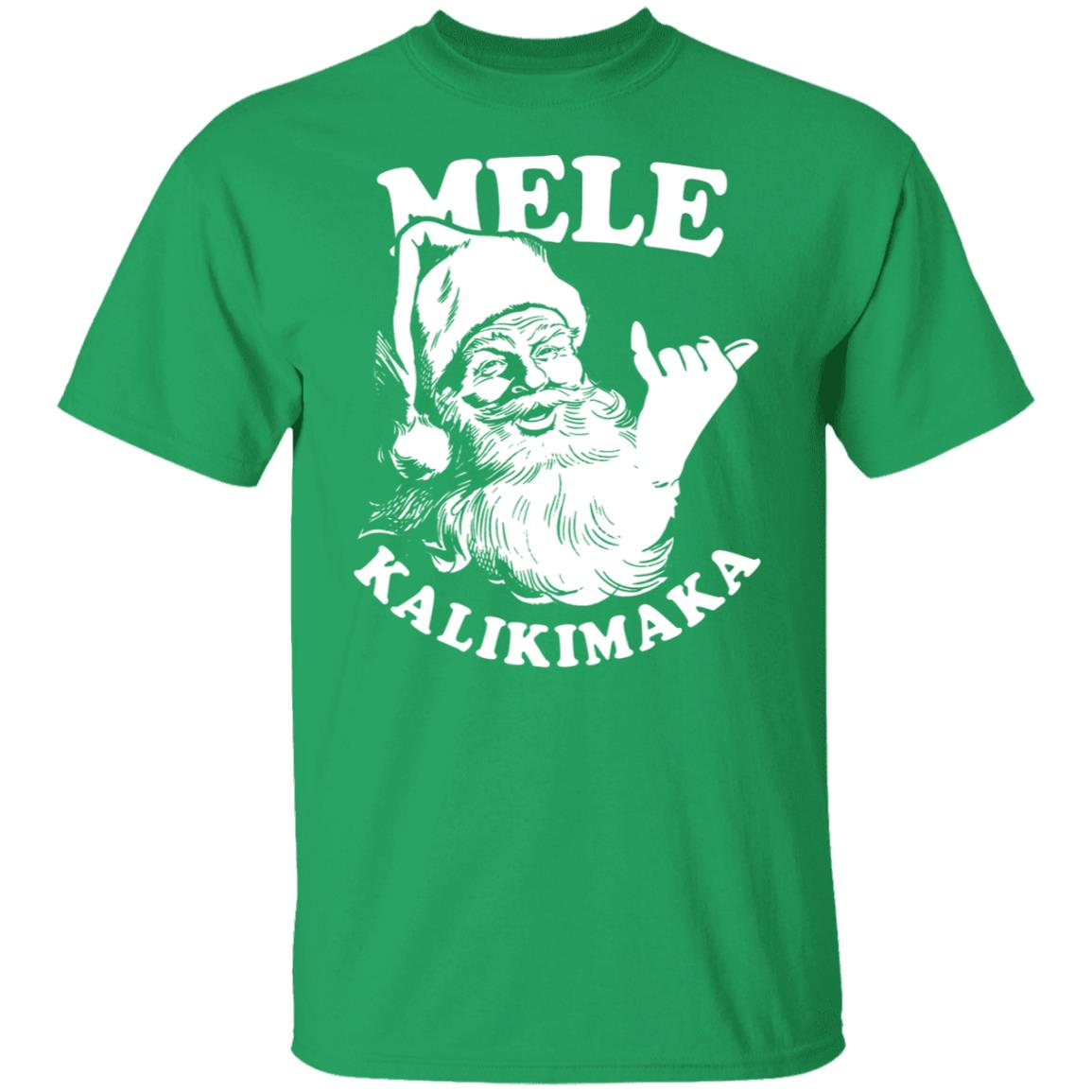 Mele Kalikimaka Santa Christmas Shirt