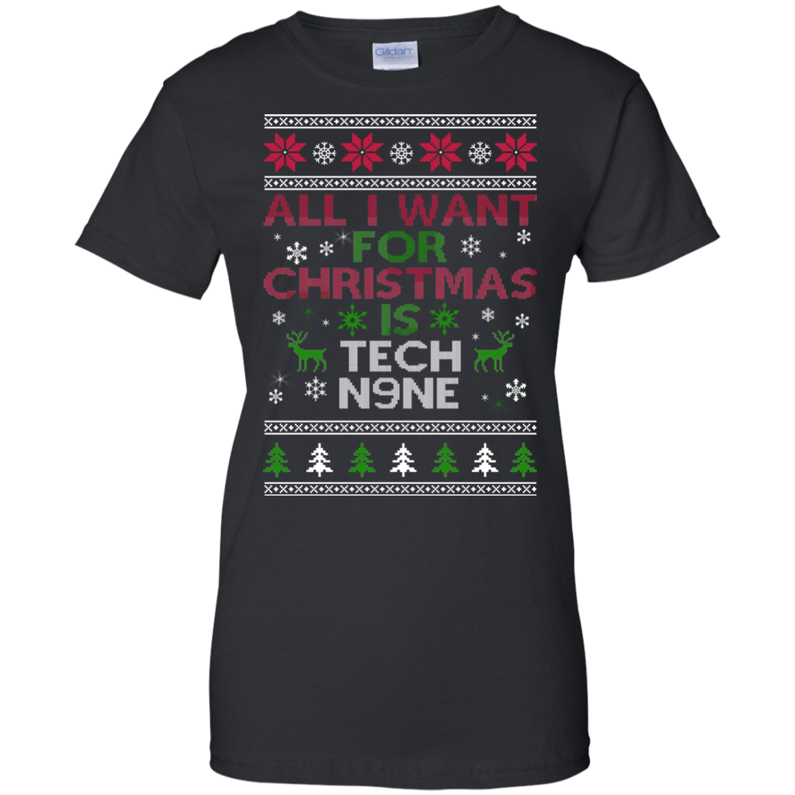 All I Want For Christmas Is Tech N9NE Christmas Sweater - TeeDragons