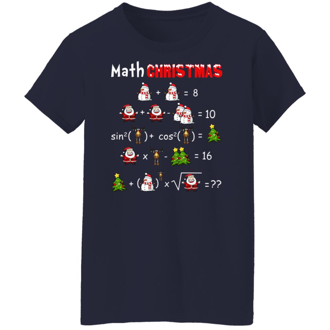 Math Christmas Shirt