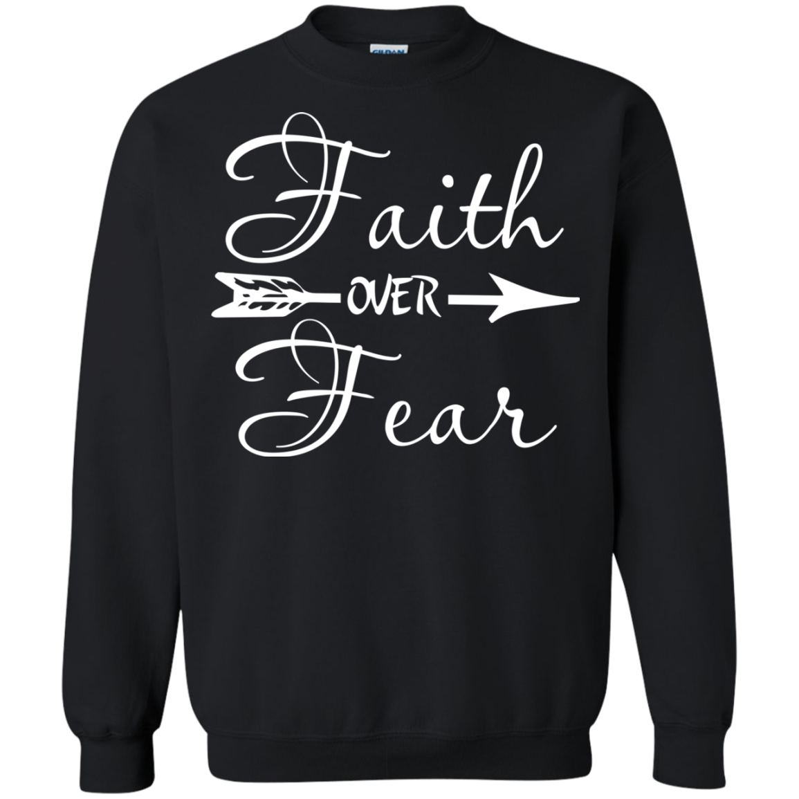 Faith Over Fear Shirt, Hoodie, Tank - TeeDragons