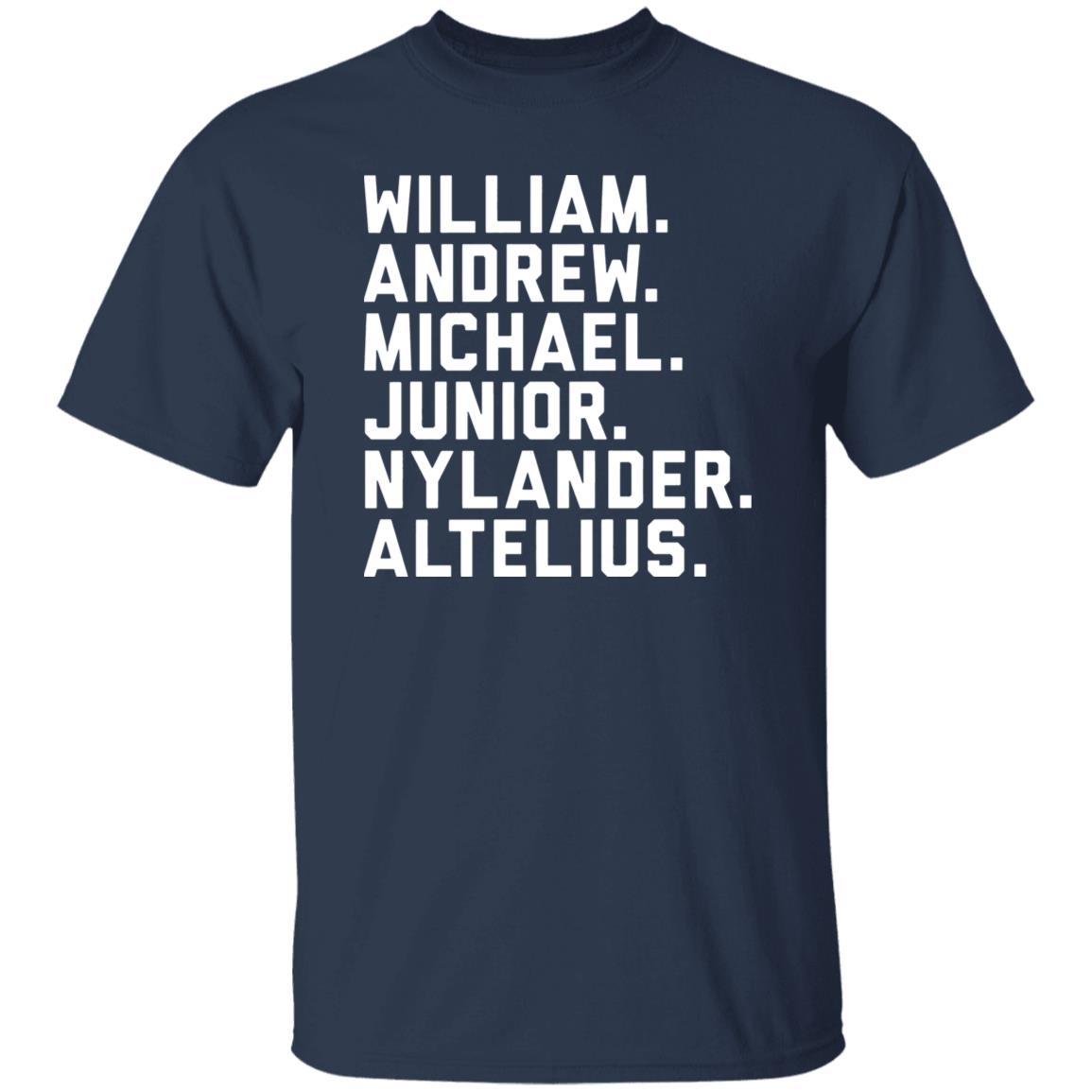 William Andrew Michael Junior Nylander Altelius Shirt