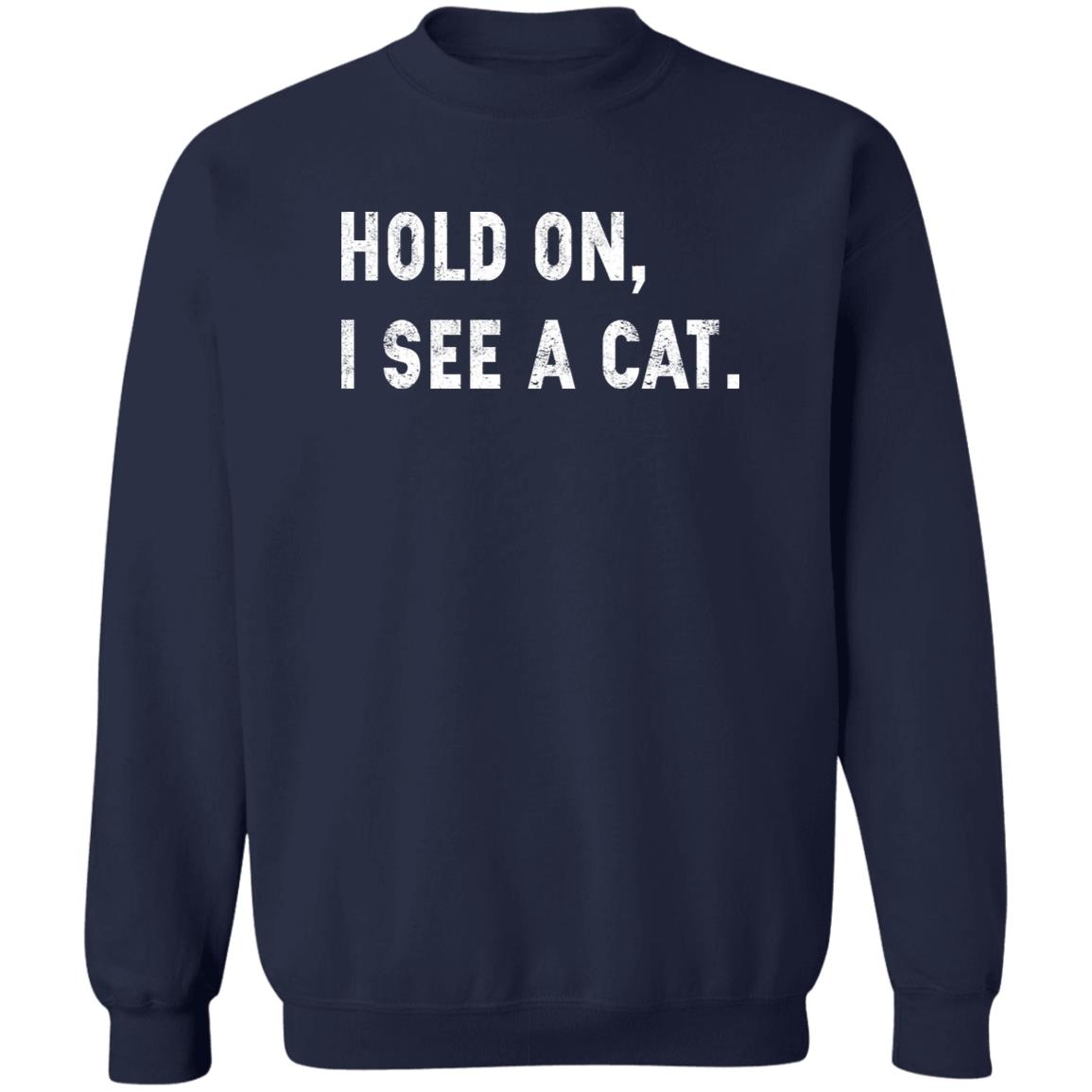 Hold On I See A Cat Shirt