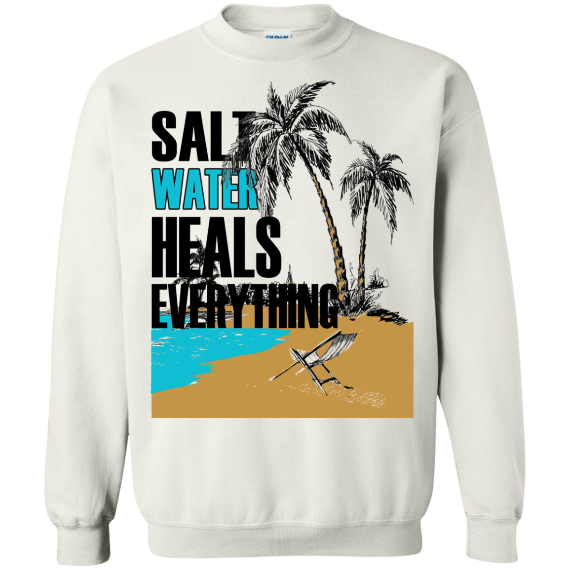 Salt Water Heals Everything Shirt, Hoodie, Tank - TeeDragons