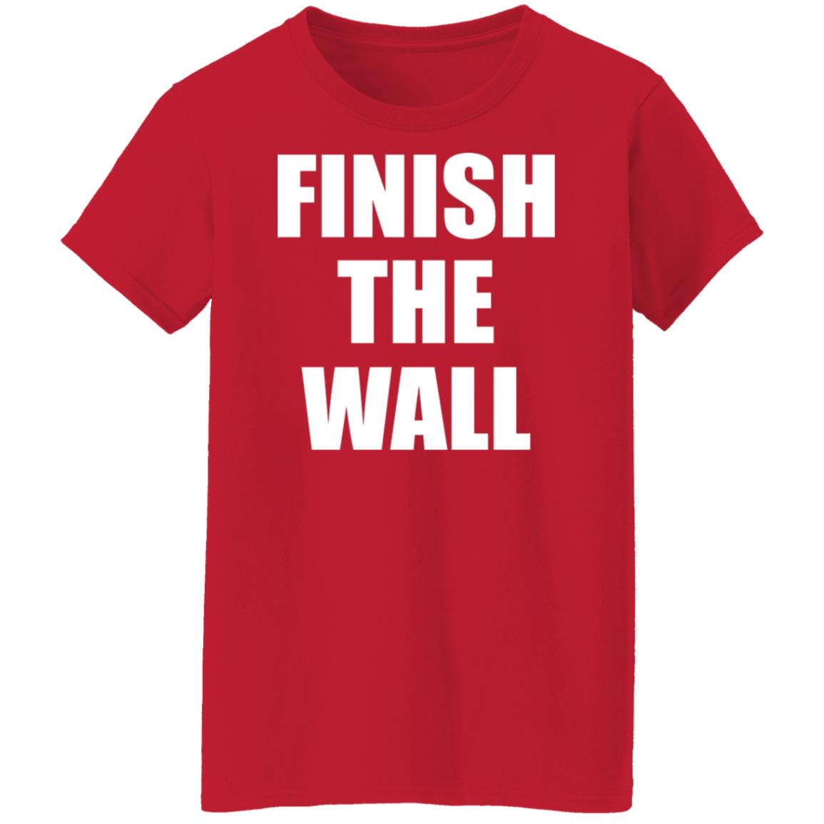 Finish the wall shirt