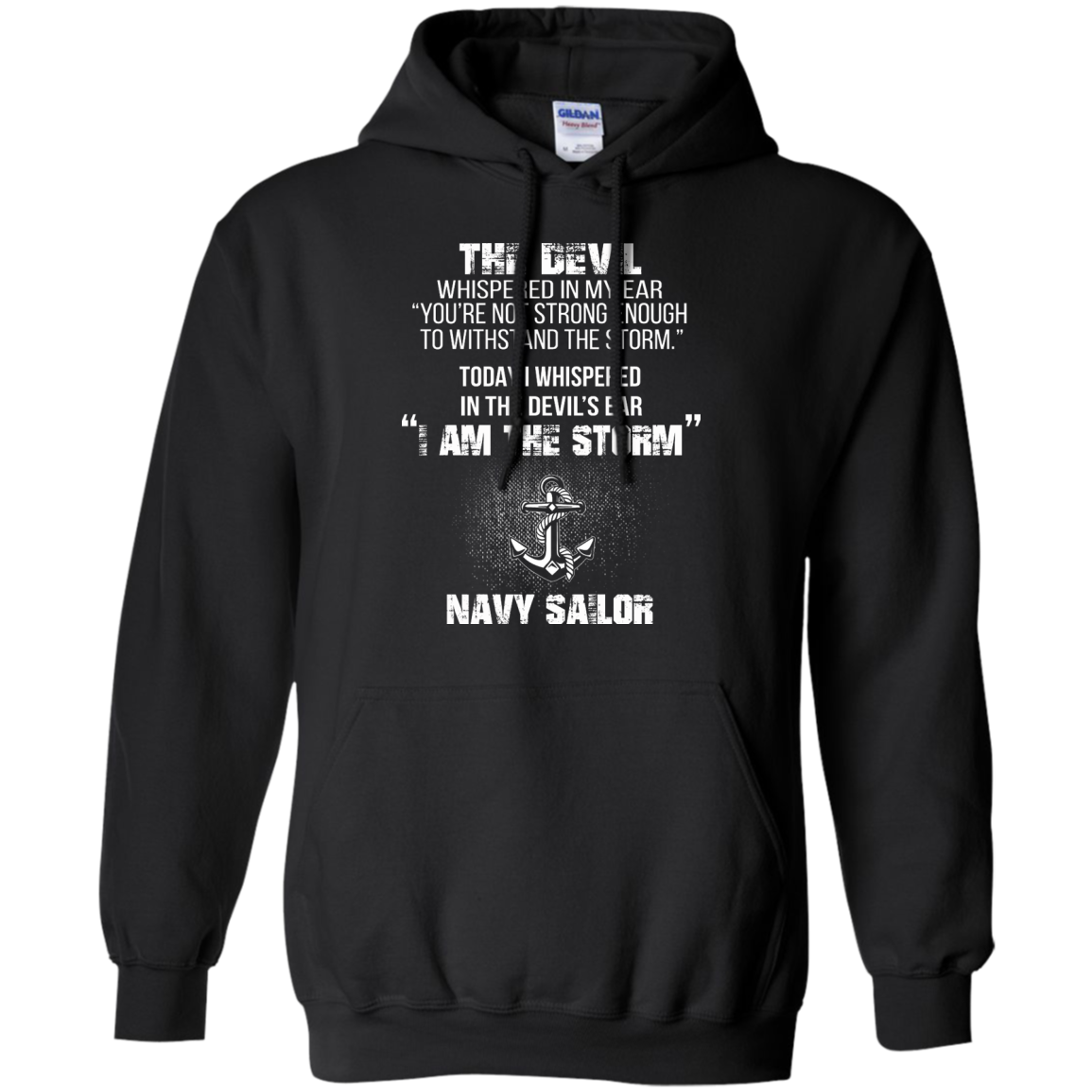 I Am The Storm - Navy Sailor Shirt, Hoodie, Tank - TeeDragons