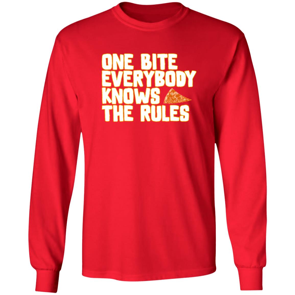 One Bite Everybody Knows The Rules Sweatshirt
