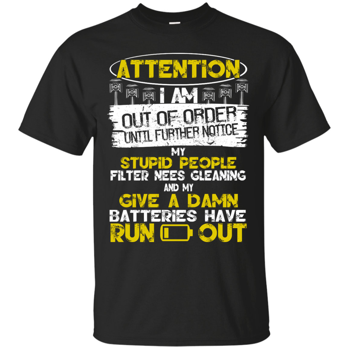 Mechanic Attention T-Shirt, Hoodie, Tank, Long Sleeve - TeeDragons