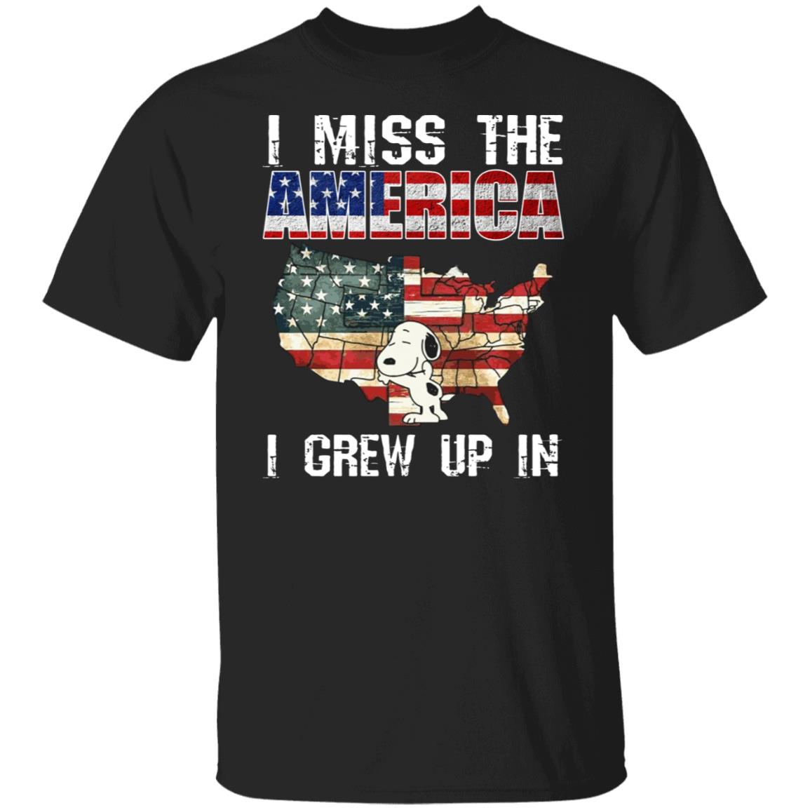 Snoopy I Miss The America I Grew Up In Shirt