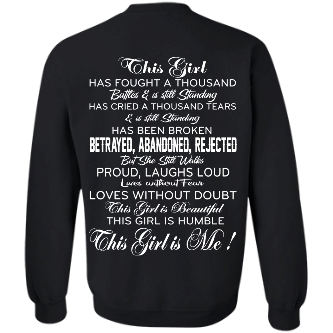 This Girl Is Beautiful, This Girl Is Humble Shirt, Hoodie, Tank - Back Design - TeeDragons