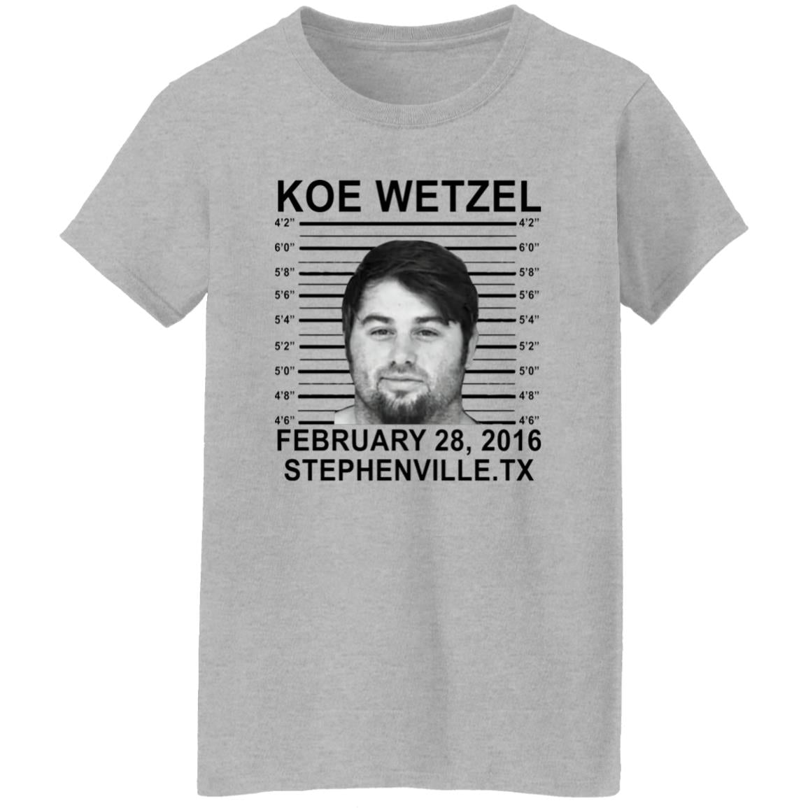 Koe Wetzel Mugshot Shirt
