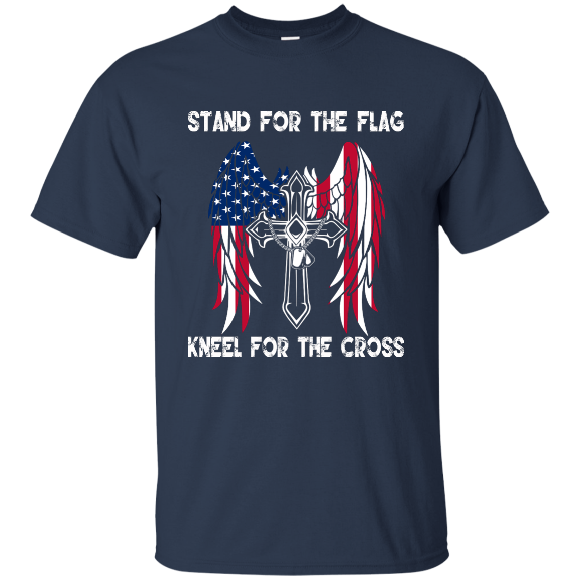 Stand For The Flag Kneel For The Cross Shirt, Hoodie, Tank - TeeDragons