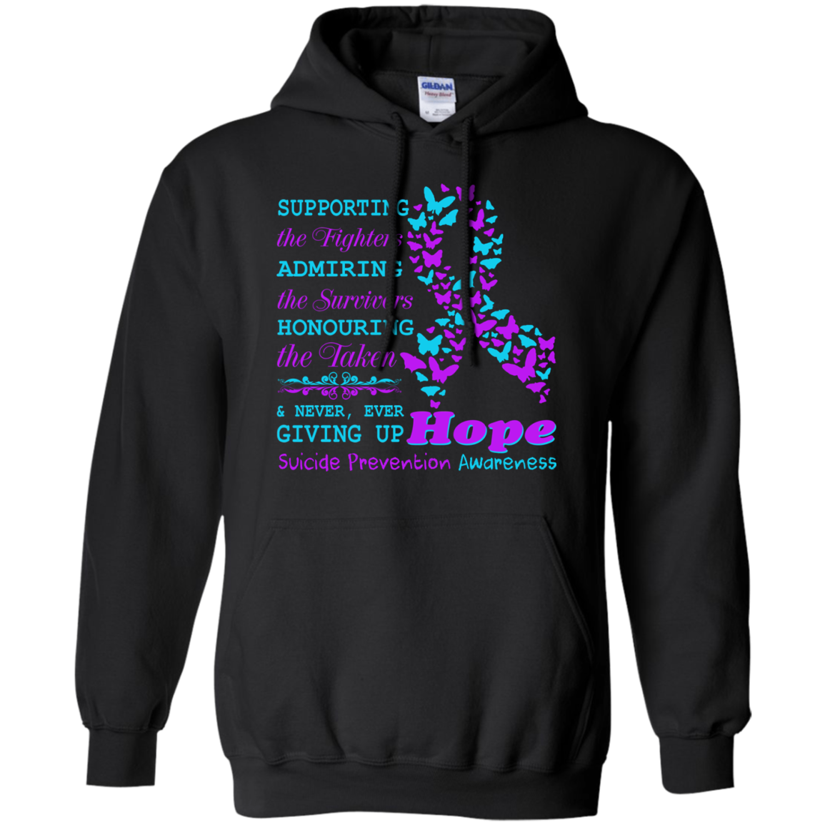 Supporting The Fighters - Admiring The Survivors - Honouring The Taken T-shirt - TeeDragons
