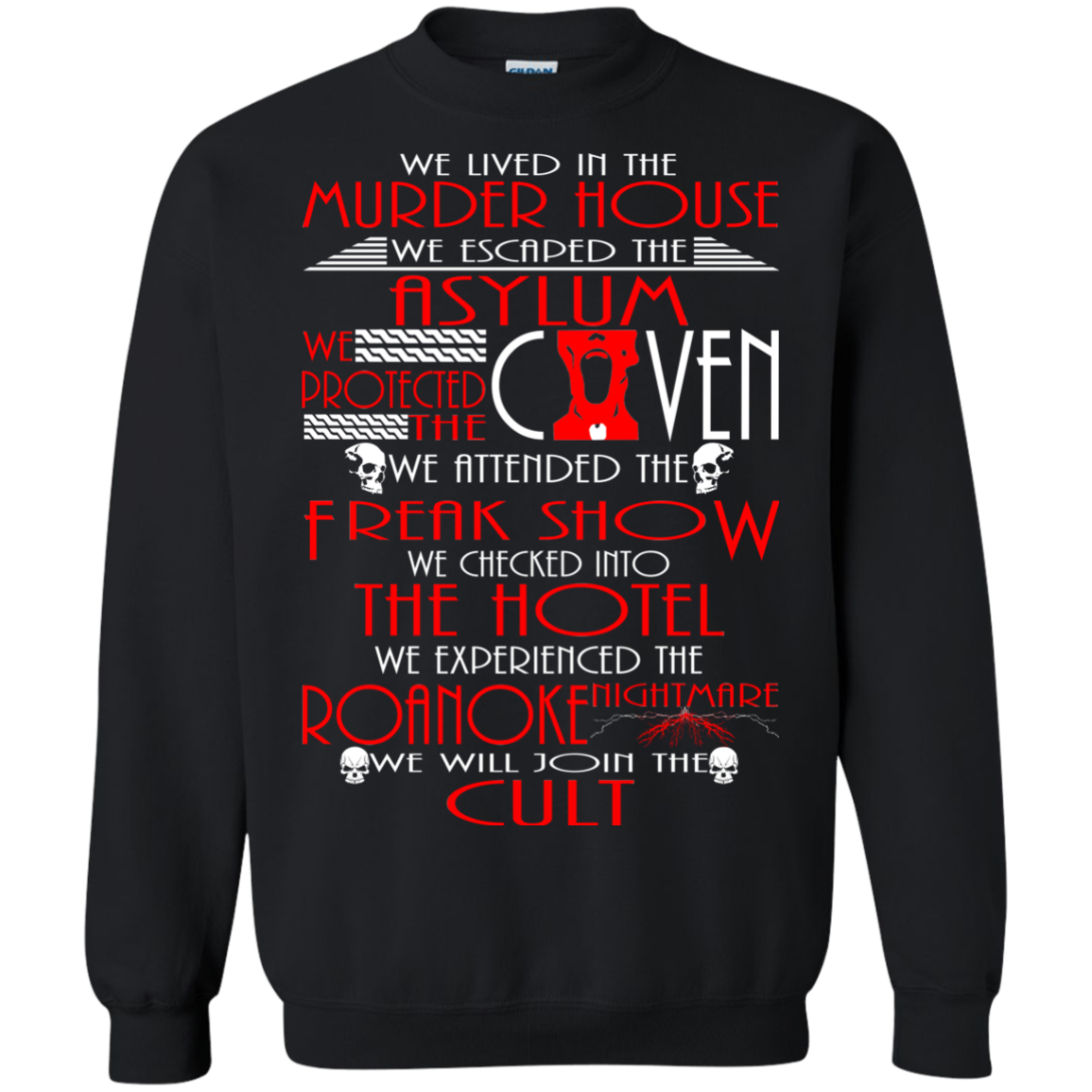 We lived in the Murder House, We escaped The Asylum T-Shirt - TeeDragons