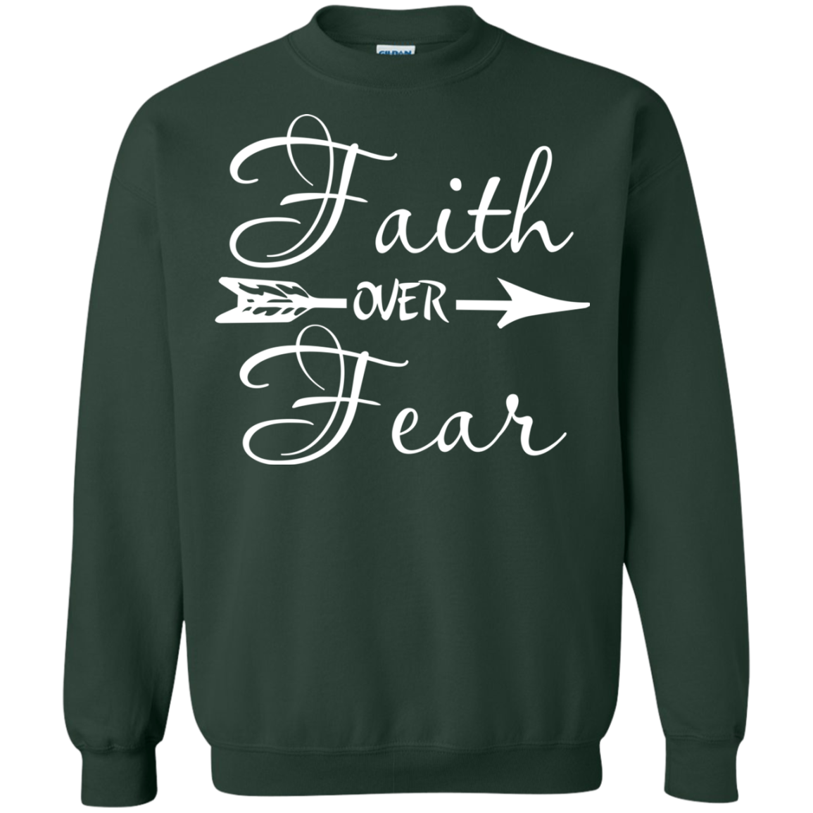 Faith Over Fear Shirt, Hoodie, Tank - TeeDragons